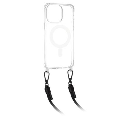 Husa pentru iPhone 14 Pro Max - Techsuit Acrylic MagSafe Crossbody - Black - 2
