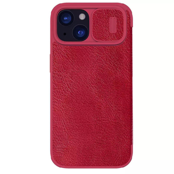 Husa pentru iPhone 15 - Nillkin QIN Leather Case - Red