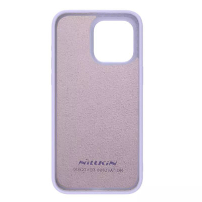 Husa pentru iPhone 15 Pro Max - Nillkin CamShield Silky MagSafe Silicone - Misty Purple - 6