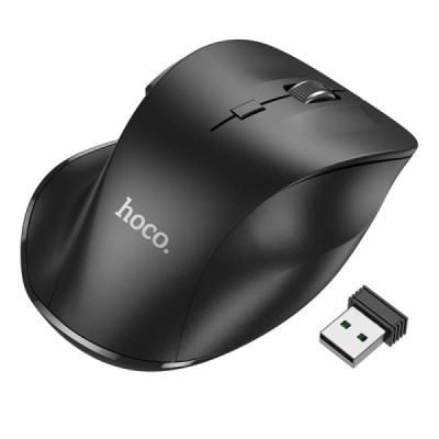 Mouse Fara Fir 2.4G, 1600 DPI - Hoco Mystic (GM24) - Black - 3