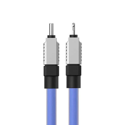 Cablu de Date USB-C la Lightning Fast Charging, 20W, 2m - Baseus CoolPlay Series (CAKW000103) - Blue - 4