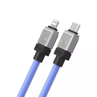 Cablu de Date USB-C la Lightning Fast Charging, 20W, 2m - Baseus CoolPlay Series (CAKW000103) - Blue - 5