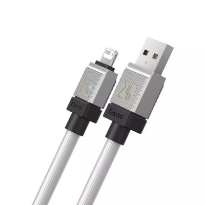 Cablu de Date USB la Lightning Fast Charging, 2.4A, 2m - Baseus CoolPlay Series (CAKW000502) - White - 5