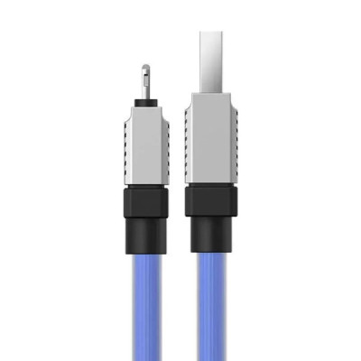 Cablu de Date USB la Lightning Fast Charging, 2.4A, 2m - Baseus CoolPlay Series (CAKW000503) - Blue - 5