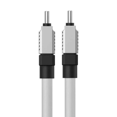Cablu de Date Type-C la Type-C Super Fast Charging PD100W, 2m - Baseus CoolPlay Series (CAKW000302) - White - 5