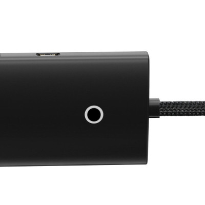 Hub USB to 4x USB3.0, Type-C, 1m - Baseus Lite Series (WKQX030101) - Black - 6