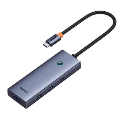Hub Type-C to 4 x USB 3.0, Type-C - Baseus UltraJoy Series (B00052801811-01) - Space Grey - 4