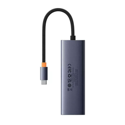 Hub Type-C to 3 x USB 3.0, RJ45 - Baseus UltraJoy Series (B0005280A813-00) - Space Grey - 6