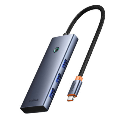 Hub Type-C la HDMI, 3 x USB, Type-C, SD, TF, 4K@60Hz - Baseus UltraJoy (B00052803811-00) - 1