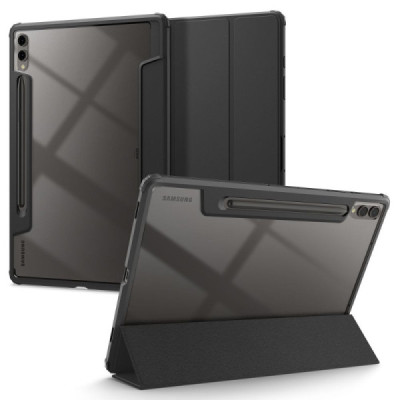 Husa pentru Samsung Galaxy Tab S9 Plus - Spigen Ultra Hybrid Pro - Black - 1