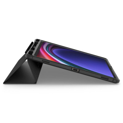 Husa pentru Samsung Galaxy Tab S9 Plus - Spigen Ultra Hybrid Pro - Black - 6