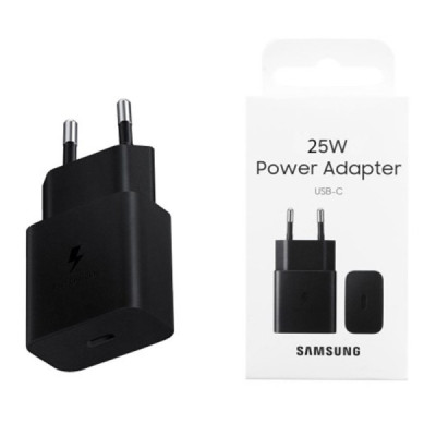 Incarcator pentru Priza Type-C, Super Fast Charging, 25W - Samsung T2510N (EP-T2510NBEGEU) - Black (Blister Packing) - 1