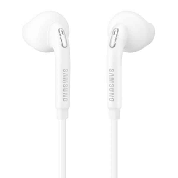 Samsung - Original Wired Earphones (EO-EG920BW) - Jack 3.5mm, In-Ear, Microphone, Volume Control, 1.2m - White (Blister Packing)