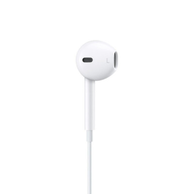 Apple - Original Wired Earphones (MMTN2ZM/A) - Lightning, In-Ear, Microphone, Volume Control, 1.2m - White (Blister Packing) - 3