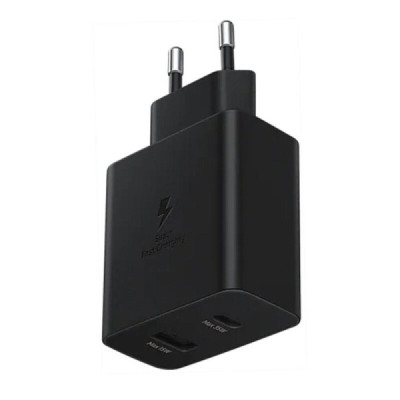 Incarcator Priza Type-C/USB,  PD 35W, QC 3.0 15W - Samsung (EP-TA220NBEGEU) - Black (Blister Packing) - 4