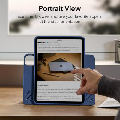 Husa pentru iPad Pro 11" 2021 / 2022 - ESR Sentry Stand - Blue - 2