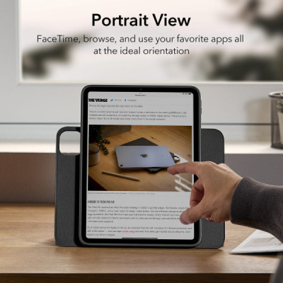 Husa pentru iPad Pro 12.9 (2021 / 2022) - ESR Shift Magnetic - Black - 7