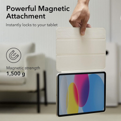 Husa pentru iPad 10 (2022) 10.9 - ESR Rebound Magnetic - Brilliant White - 6
