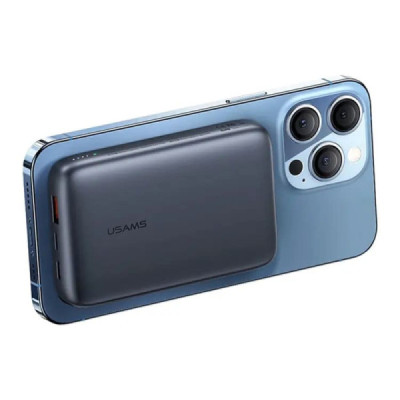 Baterie Externa MagSafe pentru iPhone si Incarcare Wireless - Usams (PB67) - Tarnish - 4