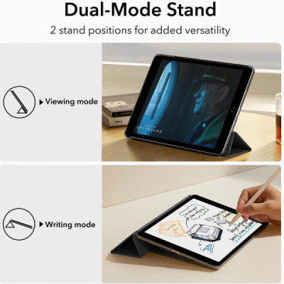 Husa pentru iPad 10.2" (2019 / 2020 / 2021) - ESR Ascend Trifold - Jelly Black - 4