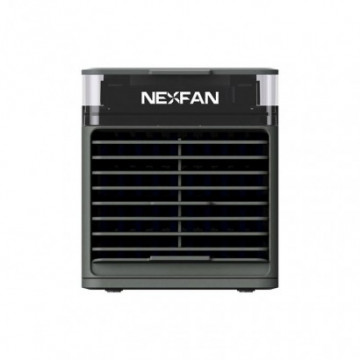 Mini Racitor aer portabil Nexfan Air Cooler, Functii de racire, umidificare si filtare aer, Negru - 1
