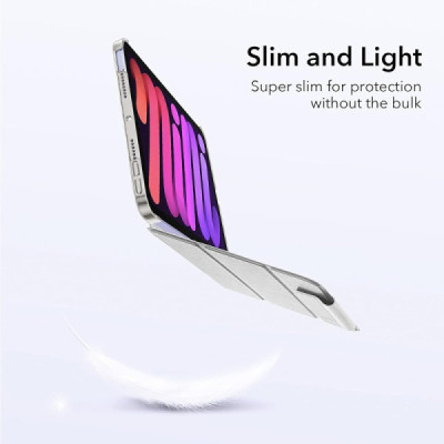 Husa pentru iPad mini 6 (2021) - ESR Ascend Trifold - Silver Grey - 7