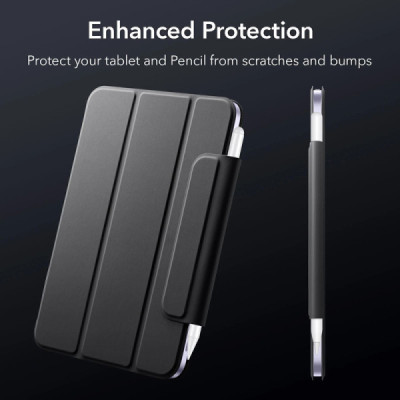 Husa pentru iPad mini 6 (2021) - ESR Rebound Magnetic - Silver Grey - 4