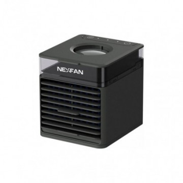 Mini Racitor aer portabil Nexfan Air Cooler, Functii de racire, umidificare si filtare aer, Negru - 2