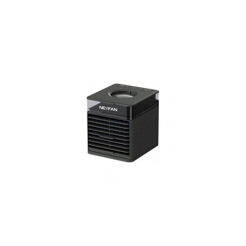 Mini Racitor aer portabil Nexfan Air Cooler, Functii de racire, umidificare si filtare aer, Negru - 2