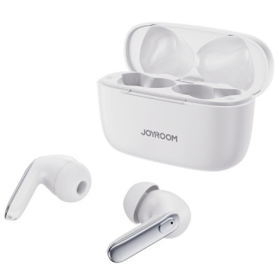 Casti Bluetooth 5.3, Noise Cancelling, True Wireless, IPX4 - JoyRoom (JR-BC1) - White - 4