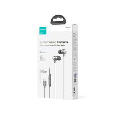 Casti cu Fir Type-C, In-Ear, 1.2m - JoyRoom (JR-EC06) - Dark Gray - 7