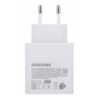 Samsung - Wall Charger TA865W (GP-PTU020SODWQ) - Type-C, 65W - White (Bulk Packing) - 3