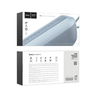Boxa Wireless BT 5.3, FM, TF Card, USB, AUX - Hoco Shadow Sports (HC21) - Blue Graphite - 7