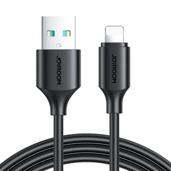 Cablu USB la Lightning, Quick Charging, 480Mbps, 2.4A, 0.25m - JoyRoom (S-UL012A9) - Black