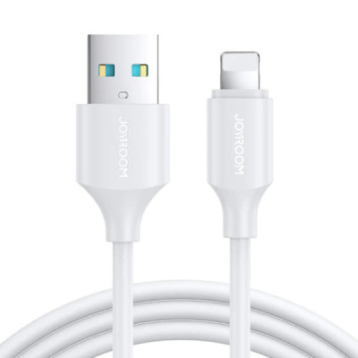 Cablu USB la Lightning, Quick Charging, 480Mbps, 2.4A, 0.25m - JoyRoom (S-UL012A9) - White - 1