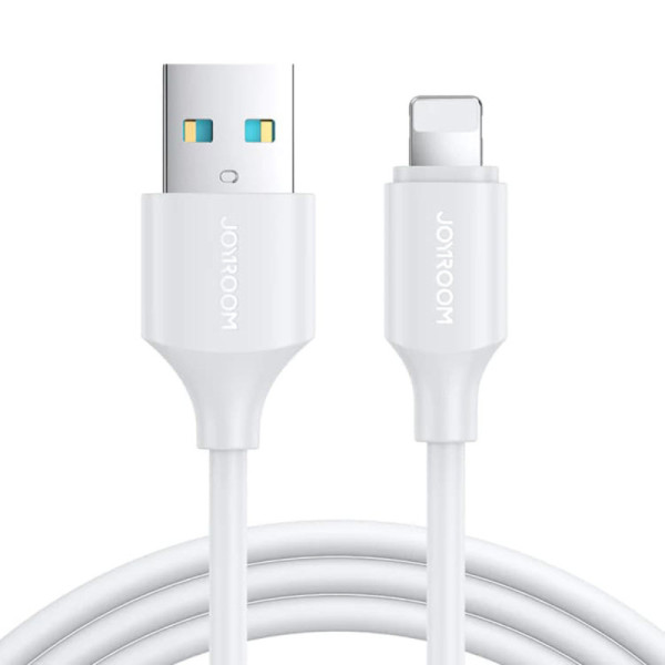 Cablu USB la Lightning, Quick Charging, 480Mbps, 2.4A, 0.25m - JoyRoom (S-UL012A9) - White