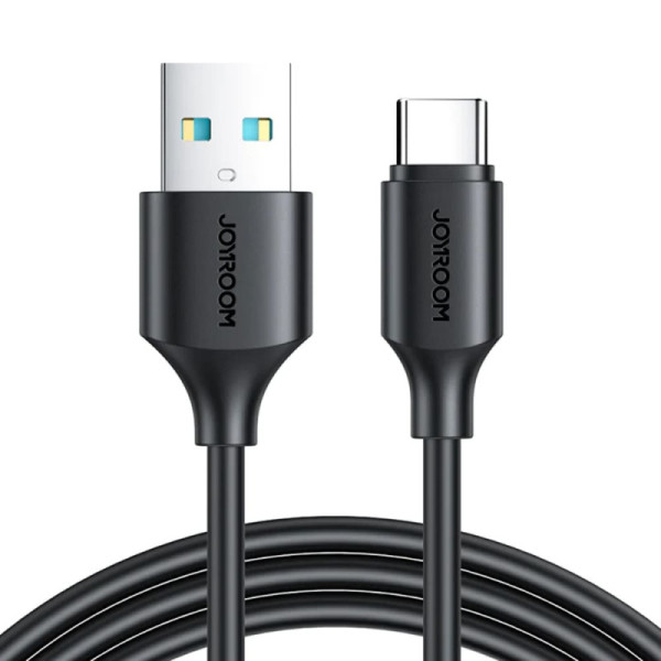 Cablu USB la Type-C, Fast Charging, 480Mbps, 3A, 0.25m - JoyRoom (S-UC027A9) - Black