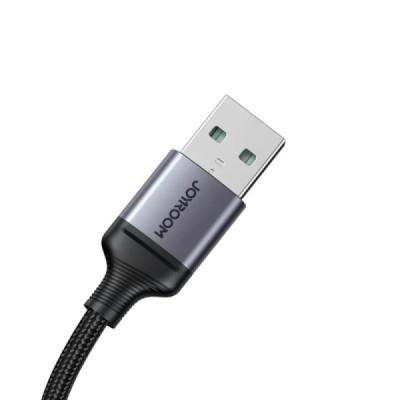Cablu USB la Lightning, Type-C, Micro-USB, Fast Charging, 100W, 1.2m - JoyRoom Speedy Series (SA21-1T3) - Black - 4