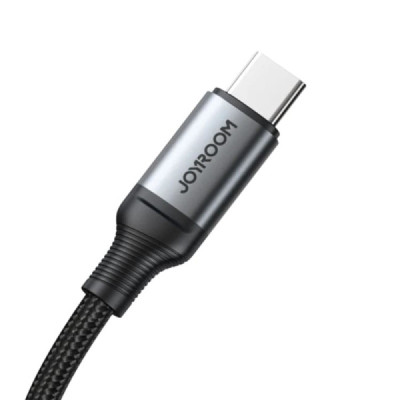 Cablu Type-C la Lightning, Type-C, Micro-USB, Fast Charging, 30W, 1.2m - JoyRoom Speedy Series (SA21-1T3) - Black - 5