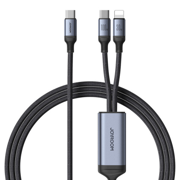 Cablu Type-C la Lightning, USB-C, Fast Charging, 100W, 1.5m - JoyRoom Speedy Series (SA21-1T2) - Black