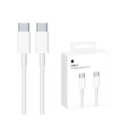 Apple - Original Data Cable A1739 (MLL82ZM/A) - Type-C to Type-C, 2m - White (Blister Packing) - 1