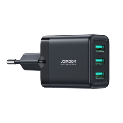 Incarcator 3x USB, 3.4A, 17W - JoyRoom (JR-TCN02) - Black - 2