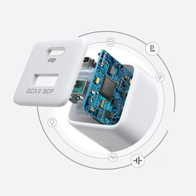 Incarcator USB, Type-C, Fast Charging, 30W - JoyRoom (L-QP303) - White - 5