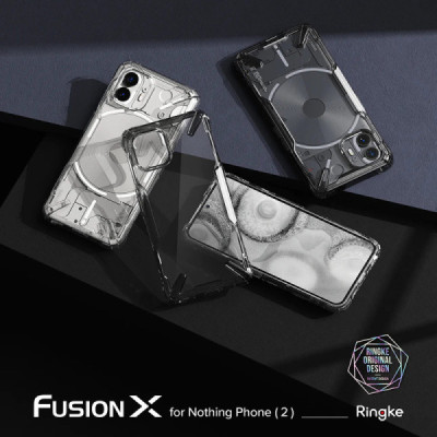 Husa pentru Nothing Phone (2) - Ringke Fusion X - Clear - 6