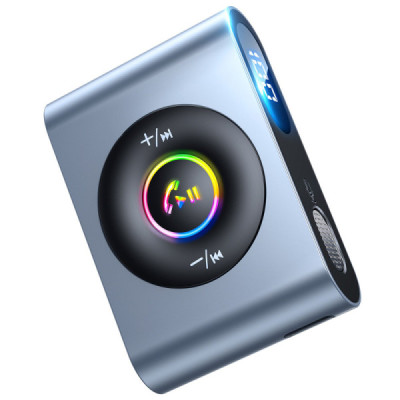 Modulator FM Bluetooth 5.3 cu Display Digital,  300mAh - JoyRoom (JR-CB1) - Dark Gray - 2