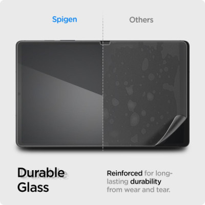 Folie pentru Samsung Galaxy Tab S9 FE Plus - Spigen Glas.tR Slim - Clear - 6