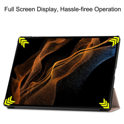 Husa pentru Samsung Galaxy Tab S8 Ultra / S9 Ultra - Techsuit FoldPro - Rose Gold - 6