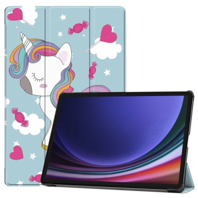 Husa pentru Samsung Galaxy Tab S9 Plus / S9 FE Plus - Techsuit FoldPro - Unicorn - 1