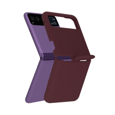 Husa pentru Motorola Razr 40 - Techsuit Soft Edge Silicone - Plum Violet - 1