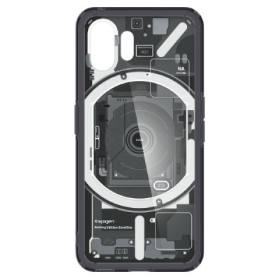 Husa pentru Nothing Phone (2) - Spigen Ultra Hybrid Zero One - Matte Black - 5